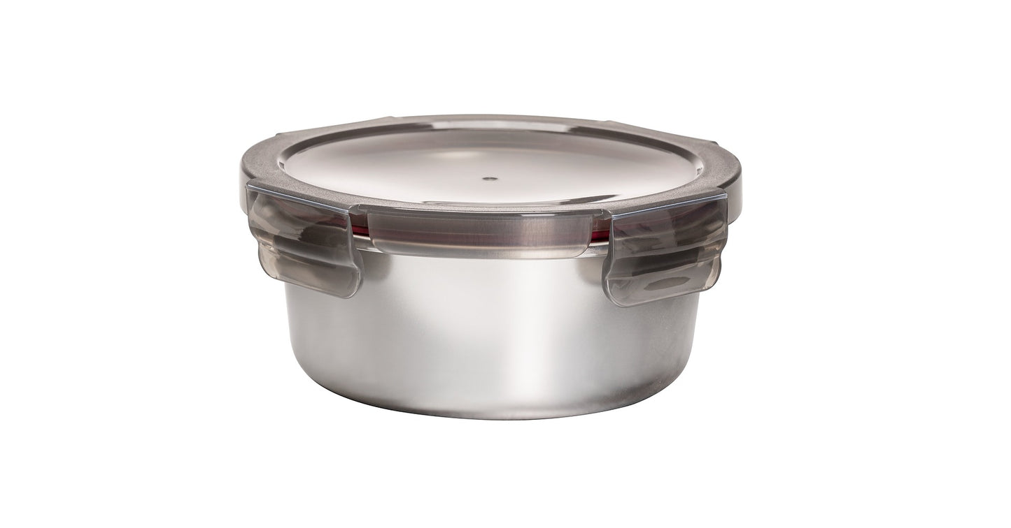 Stainless Steel Container Round 600ml