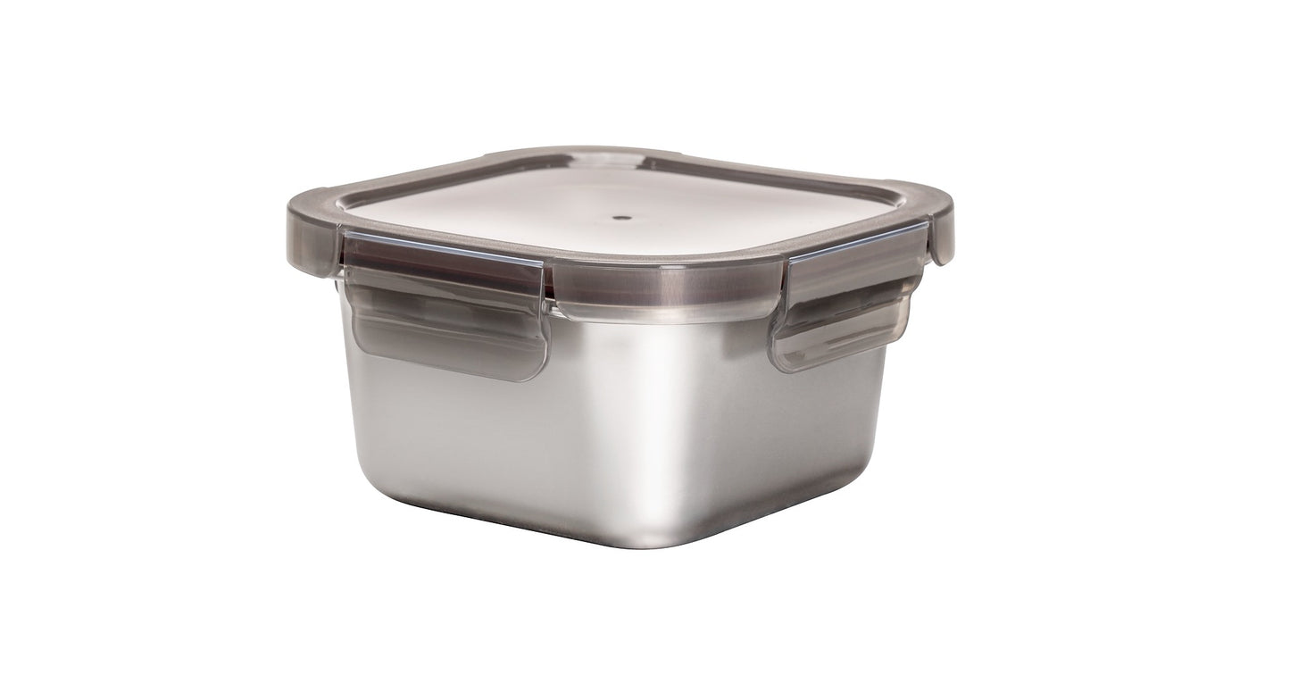 600ml Square Stainless Steel Container